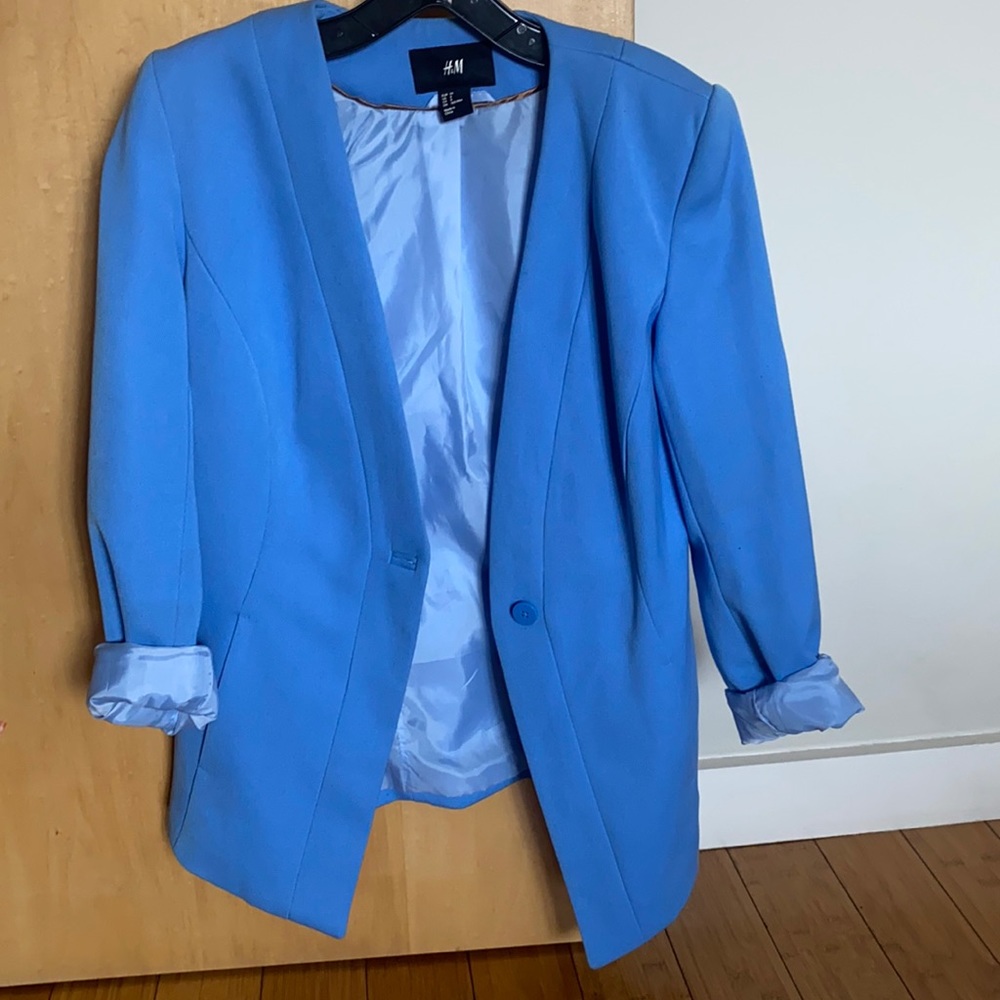 Carolina Blue H&M blazer